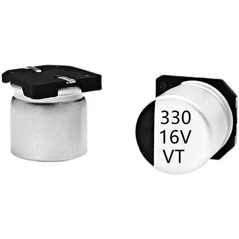 VT/6.3*7.7MM/16V330UF original SMD chip aluminum electrolytic capacitor 16V330UF electrolytic capacitor