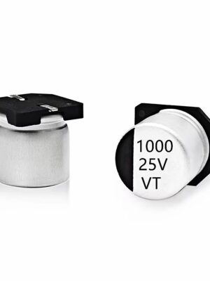 SMD aluminum electrolytic capacitor 25V 1000UF Volume 12.5*13 SMD SMD electrolytic