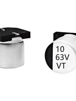 63v10uf new SMD chip aluminum electrolytic capacitor 10uf 63V volume 6.3X5.4MM