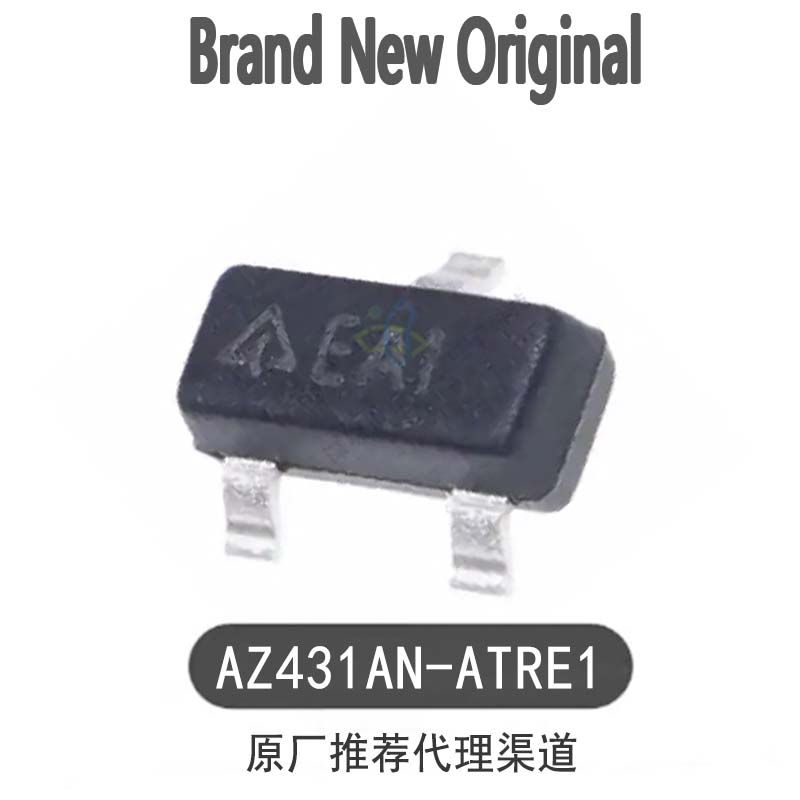 Original authentic AZ431AN-ATRE1 silk-print EA1 SOT23 adjustable precision voltage regulator transistor