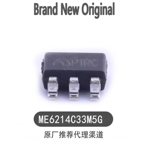 Original ME6214C33M5G SOT-23-5 3.3V 0.7uA ultra-low power consumption low dropout linear voltage regulator