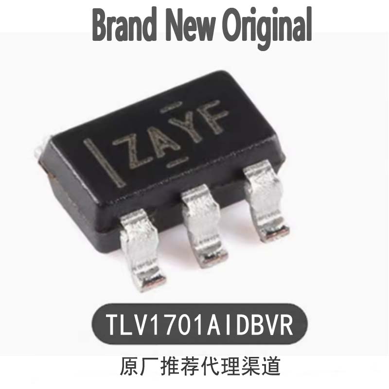 Original authentic TLV1701AIDBVR SOT-23-5 Single high voltage low power comparator chip