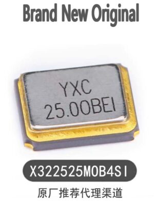 X322525MOB4SI Passive Crystal Oscillator 25MHz ±10ppm 12pF Chip Crystal Oscillator SMD3225-4P