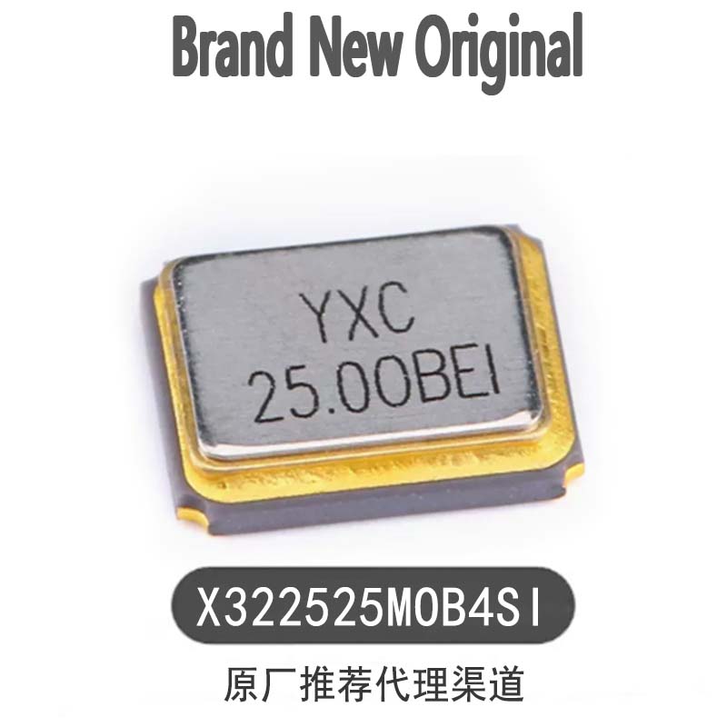 X322525MOB4SI Passive Crystal Oscillator 25MHz ±10ppm 12pF Chip Crystal Oscillator SMD3225-4P