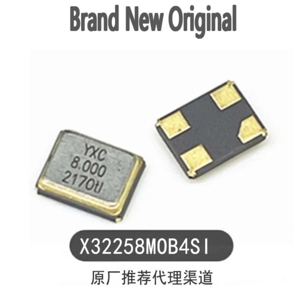 X32258MOB4SI/3225_4P SMD passive crystal oscillator/YSX321SL 8MHz ±10ppm 12pF