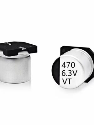 SMD Aluminum Electrolytic Capacitor 6.3V 470UF Volume 6.3*7.7 SMD SMD Electrolytic